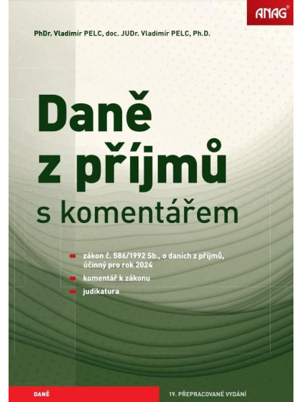 Daně z příjmů s komentářem 2024