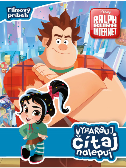 Ralph Rozbi-to 2 - Vyfarbuj, čítaj, nalepuj