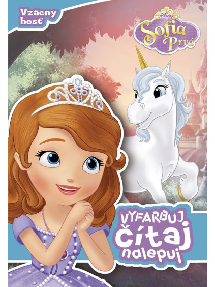 Sofia prvá - Vyfarbuj, čítaj, nalepuj