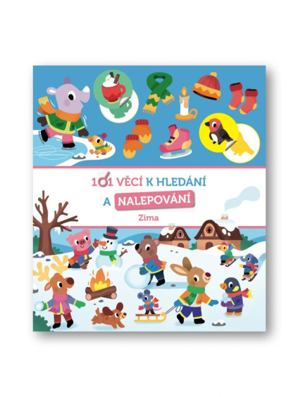 101 věcí k hledání a nalepování Zima
