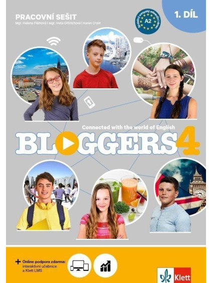 Bloggers 4 (A2.2) – 2dílný pracovní sešit + žákovská licence