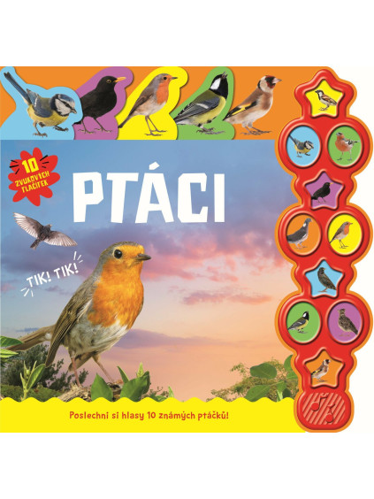 Ptáci - 10 zvukových tlačítek