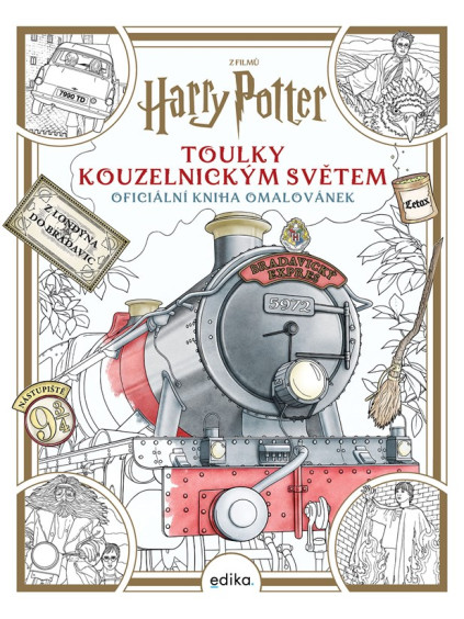 Harry Potter: Toulky kouzelnickým světem - oficiální kniha omalovánek