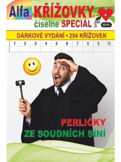 Křížovky číselné speciál 4/2024 - Perličky ze soudních síní