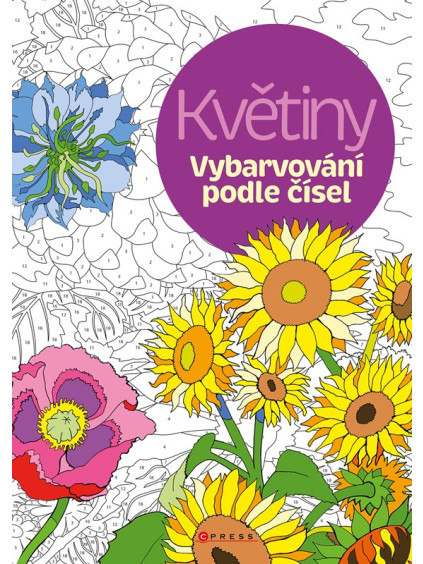 Vybarvování podle čísel: Květiny