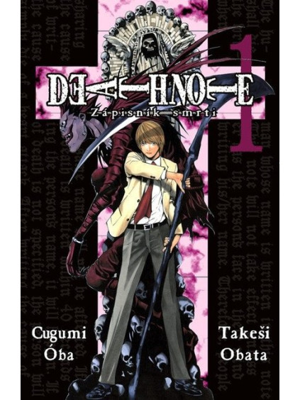Death Note - Zápisník smrti 1 + dárek zarážka do knihovny