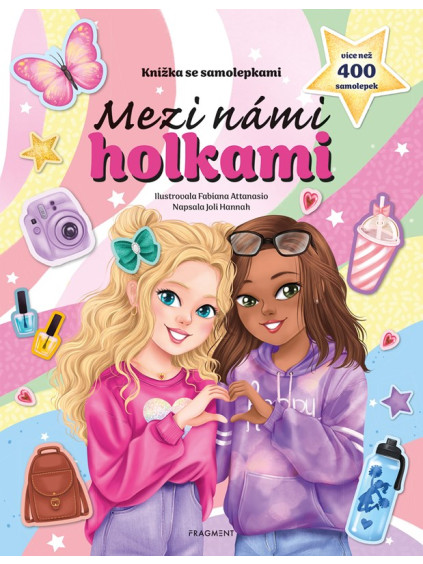 Knížka se samolepkami - Mezi námi holkami