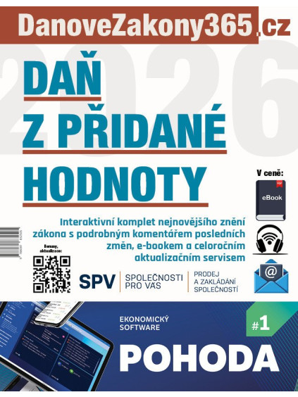 Daň z přidané hodnoty 2026 s komentářem změn