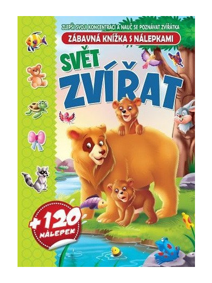 Svět zvířat + 120 nálepek