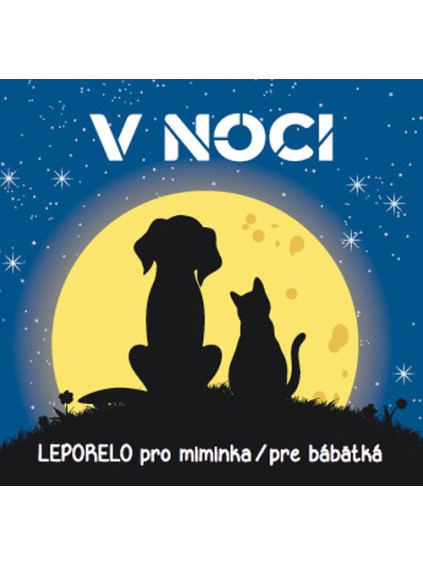 V noci - Leporelo pro miminka / pre bábetká