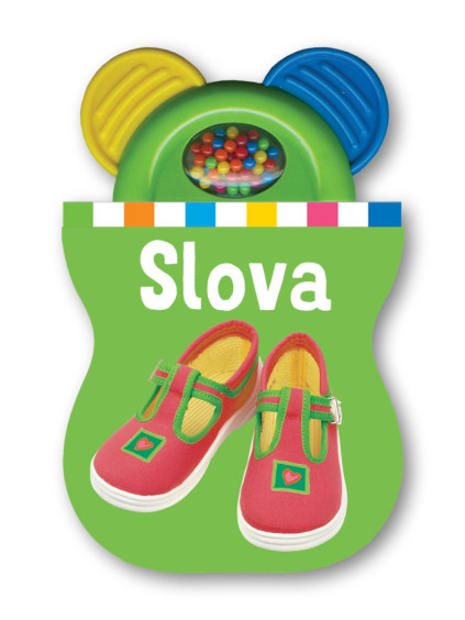 Slova - Leporelo s chrastítkem