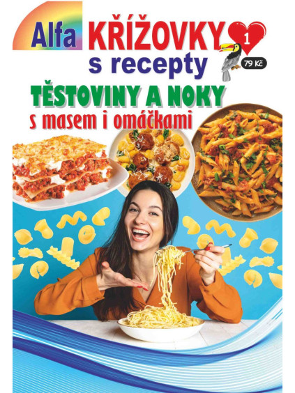 Křížovky s recepty 1/2026 - Těstoviny a noky