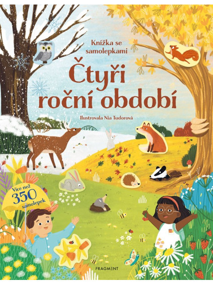 Knížka se samolepkami - Čtyři roční období