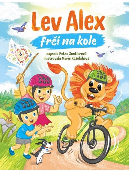 Lev Alex frčí na kole
