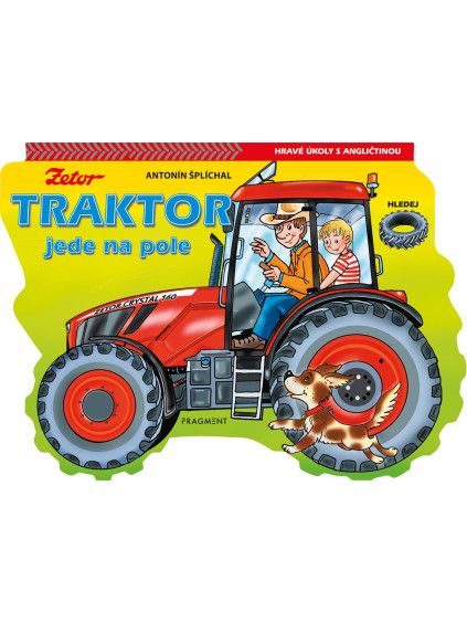 Traktor jede na pole