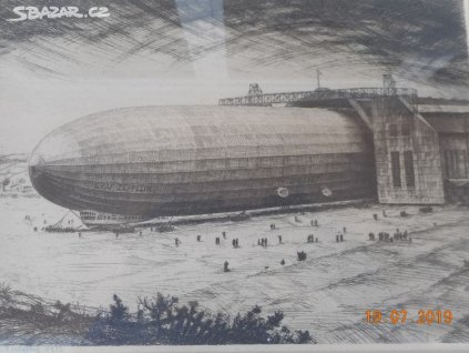 Graf Zeppelin před startem - lept 1929