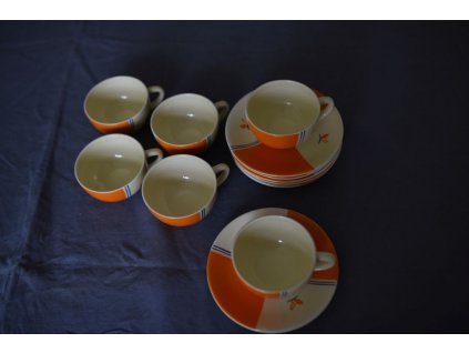 Sada šálků s podšálky