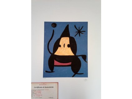 JOAN MIRÓ - 81/300, 50 X 70 CM, LUXUSNÍ REPRODUKCE