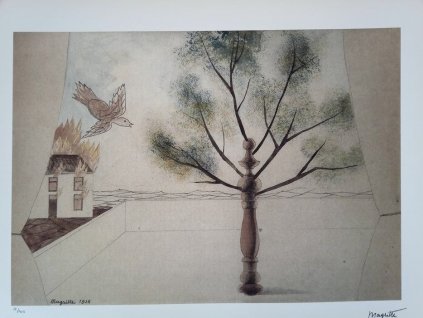 René Magritte - 12/100, 50 X 70 CM, LUXUSNÍ REPRODUKCE
