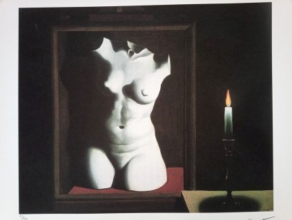 René Magritte - 21/100, 50 X 70 CM, LUXUSNÍ REPRODUKCE