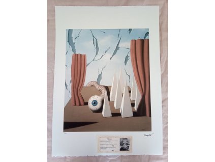 René Magritte - 28/100, 50 X 70 CM, LUXUSNÍ REPRODUKCE