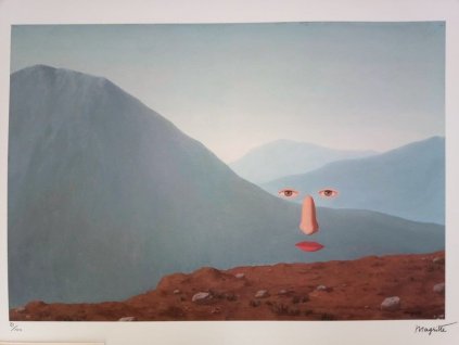 René Magritte - 83/100, 50 X 70 CM, LUXUSNÍ REPRODUKCE