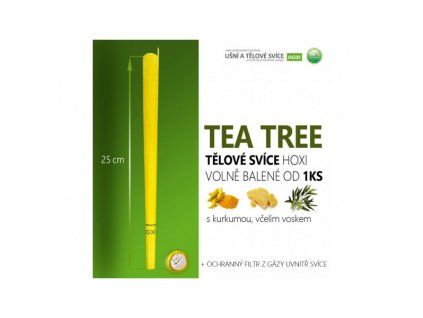 Tělová svíce Tea tree HOXI 1ks