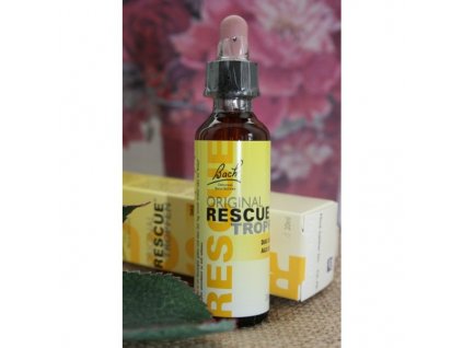 Bachovky - Krizové kapky Bachova Terapie Original Rescue kapky BEZ ALKOHOLU Trophen (s glycerinem) 20ml