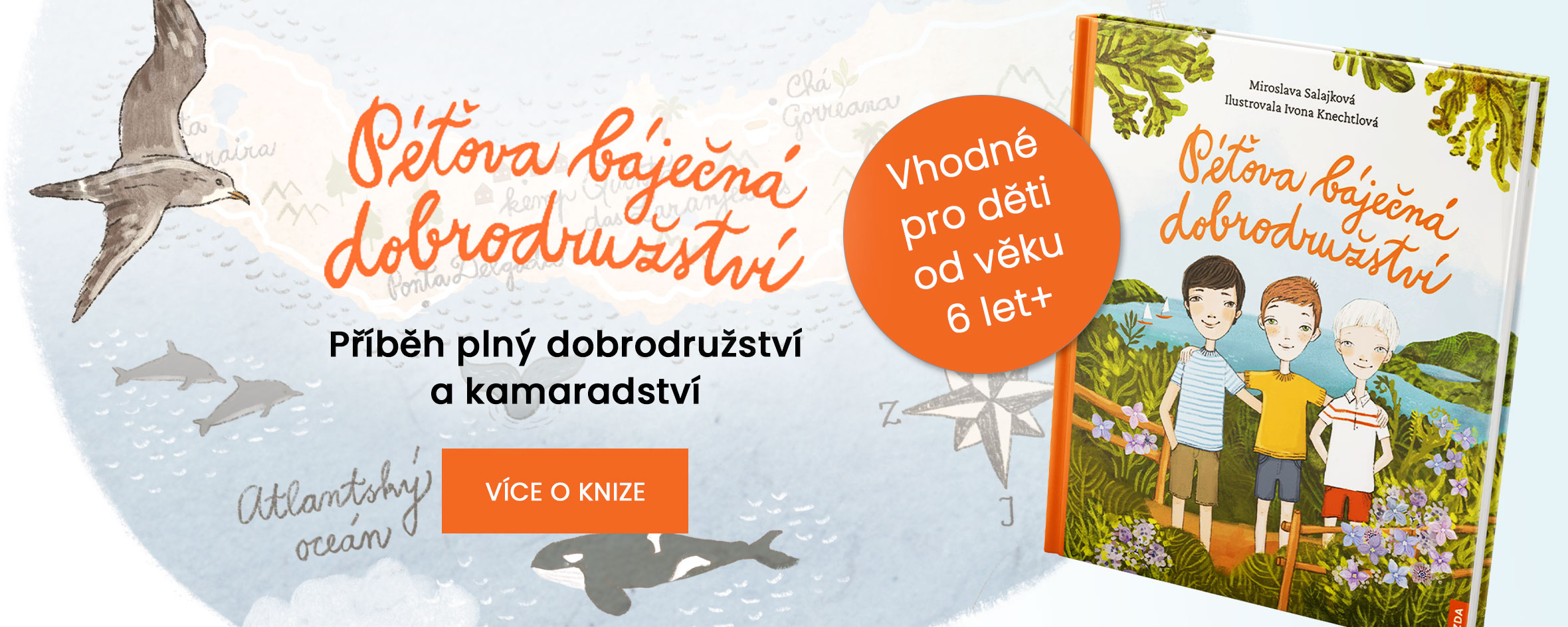 5 otázek pro Miroslavu Salajkovou, autorku knihy Báječná škola pana Scotta a nově vydané knihy Péťova báječná dobrodružství.