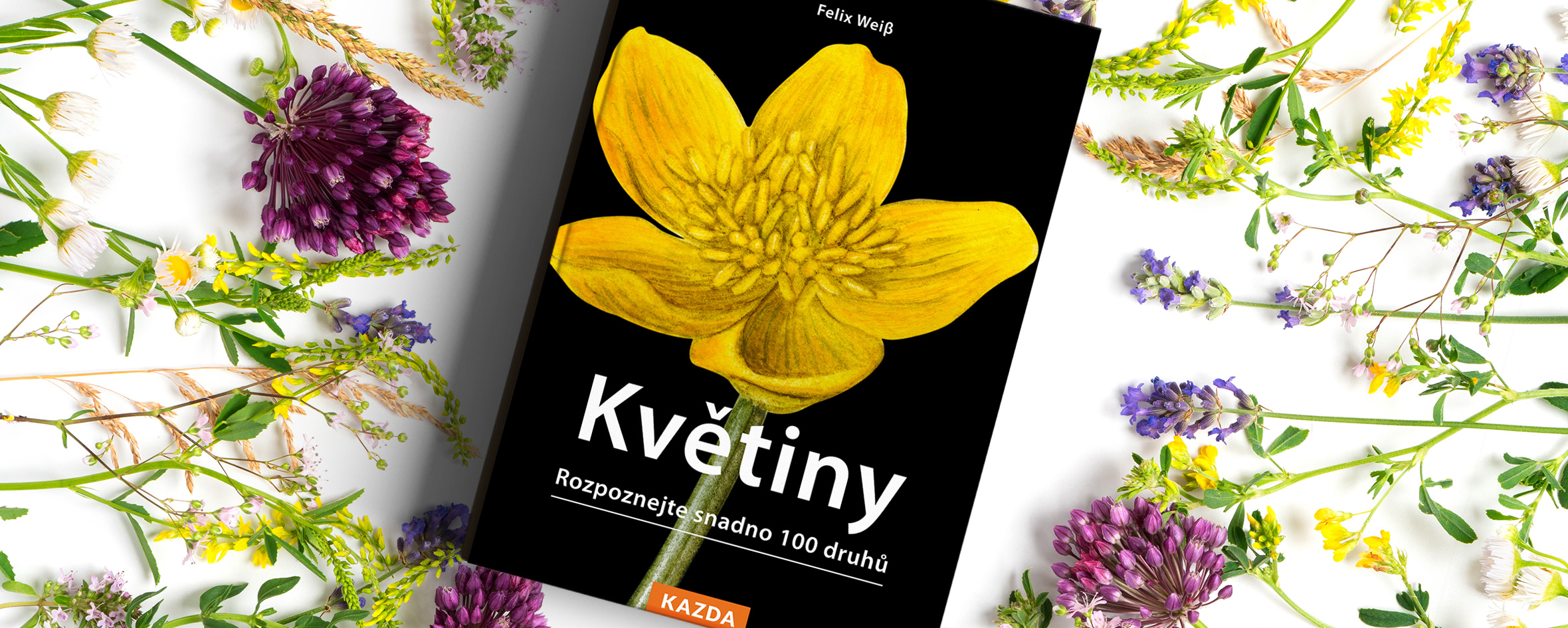 Rozpoznejte snadno 100 druhů díky knize Květiny