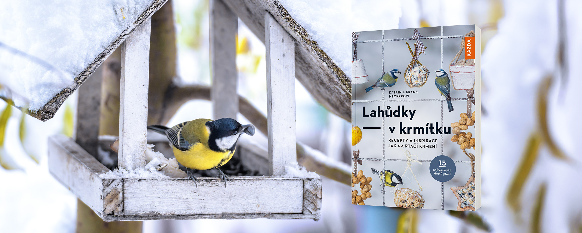 Krásná a praktická kuchařka pro ptačí gurmány