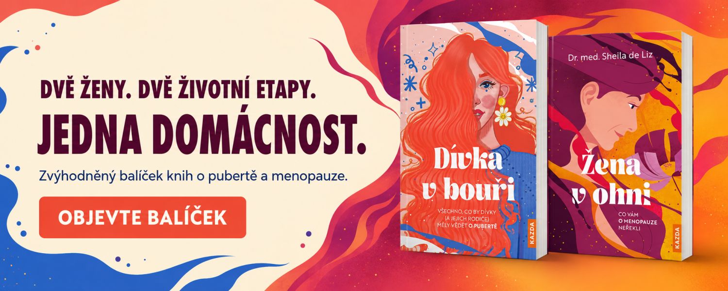 výhodný balíček knih Žena v ohni a Dívka v bouři