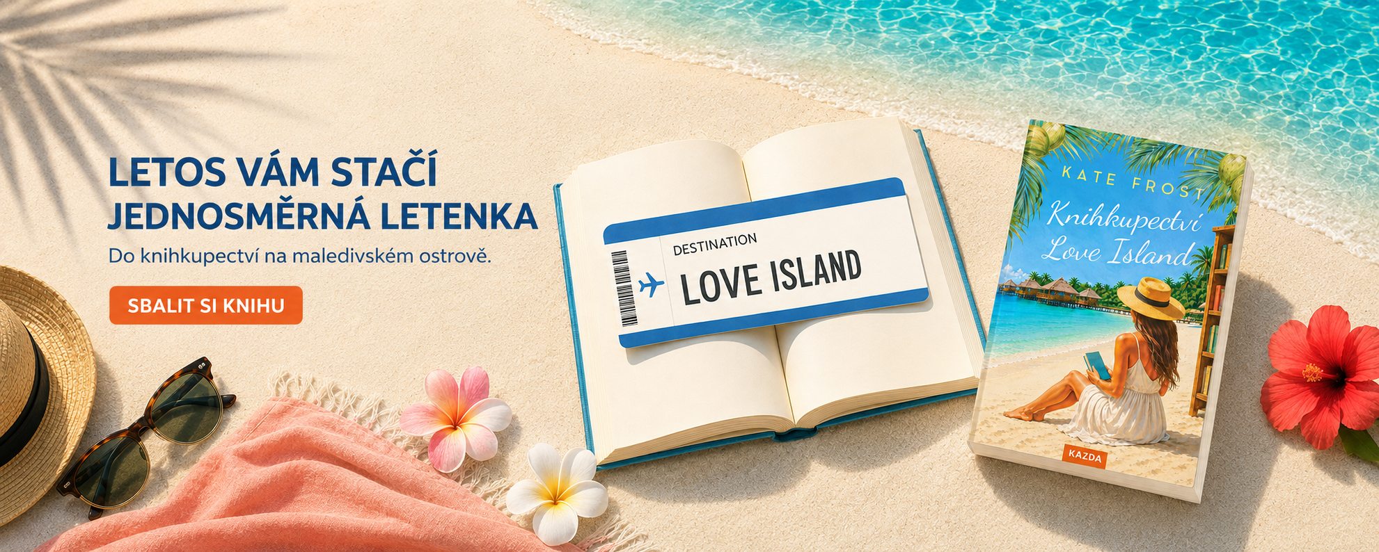 Novinka Kate Frost Knihkupectví Love Island