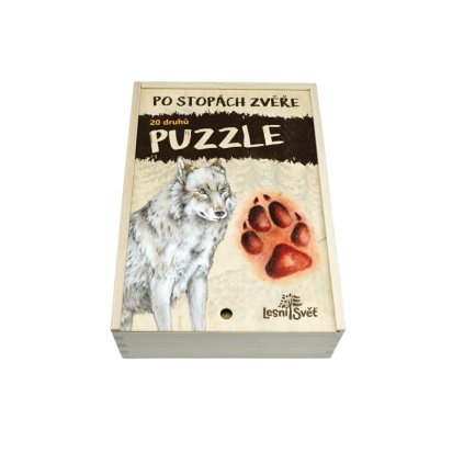 sada puzzle po stopach zvere 1295