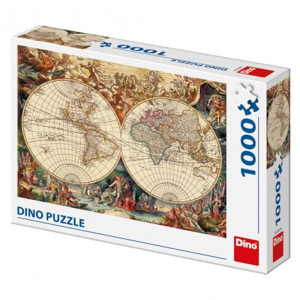 Puzzle HISTORICKÁ MAPA 1000