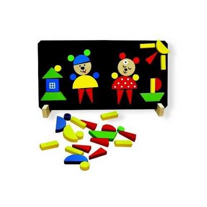 160 magneticke puzzle medvedi