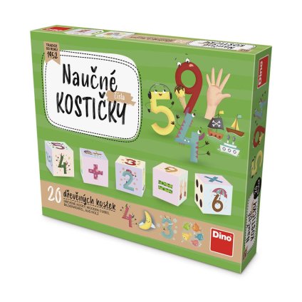 2626 cisla 20 drevene kostky