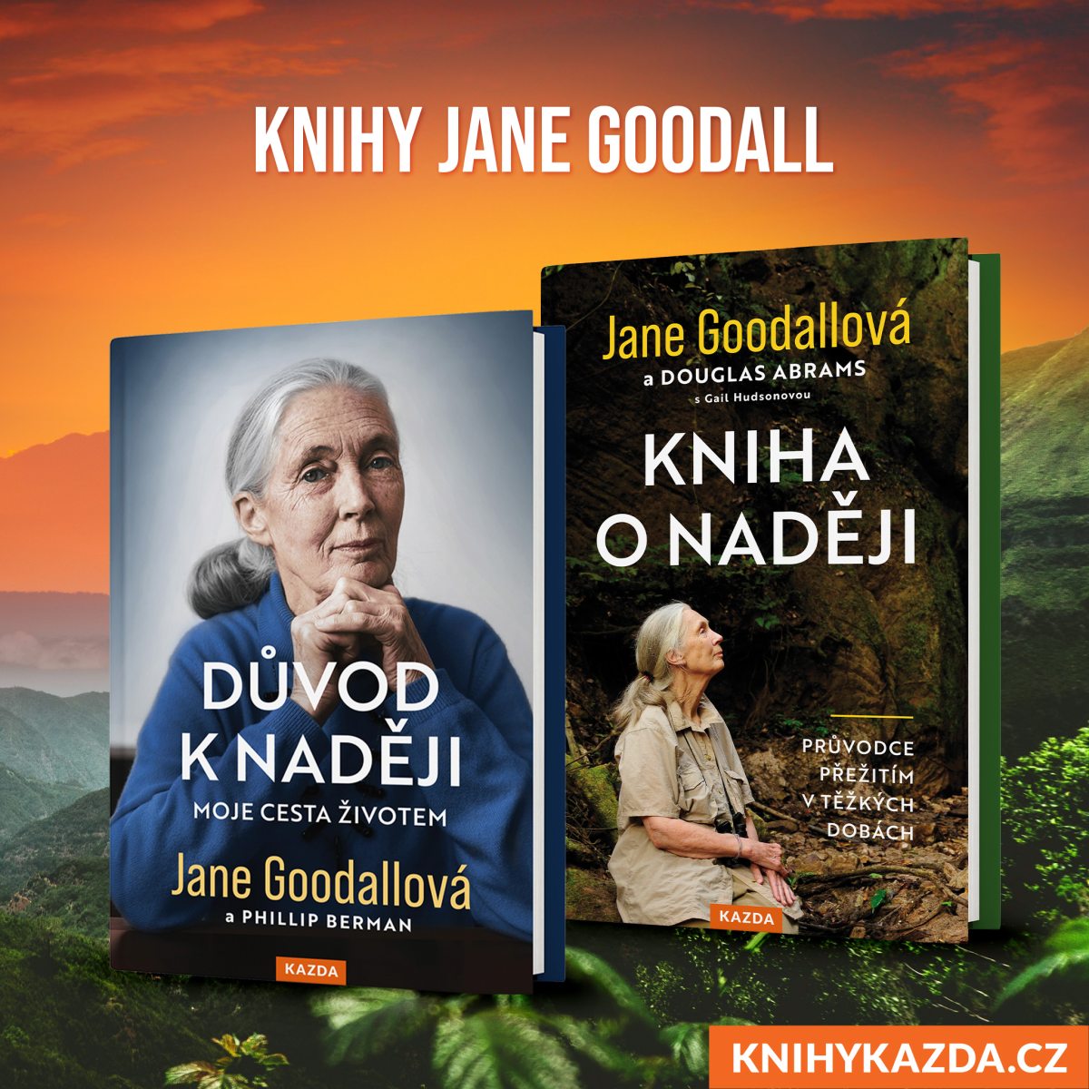 Jane Goodallová Knihy Jane Goodallové