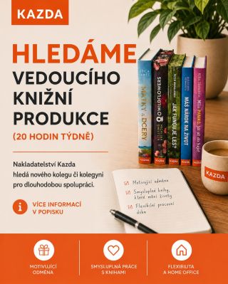 Do Nakladatelství Kazda hledáme člověka, který dokáže samostatně koordinovat vznik knih od převzetí hotového rukopisu až...