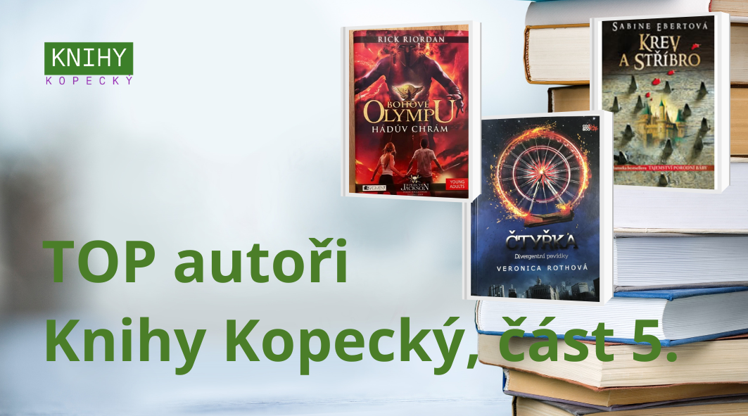 Nejčtenější autoři na Knihy Kopecký, část 5.