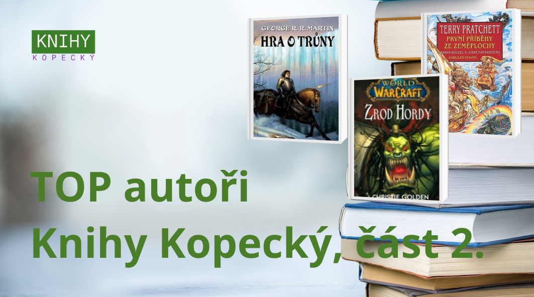 Nejčtenější autoři na Knihy Kopecký, část 2.