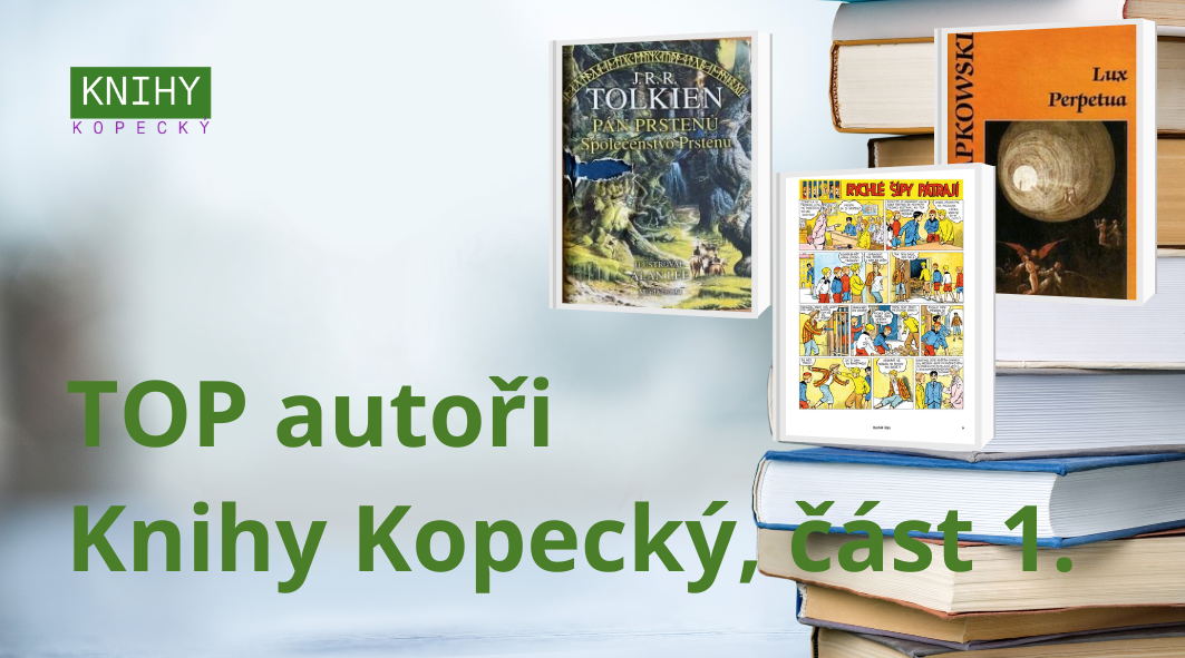 Nejčtenější autoři na Knihy Kopecký, čast 1.