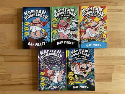 serie kapitan bombardak 5 knih dav pilkey 238774118