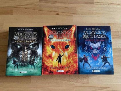 serie magnus chase a bohove asgardu rick riordan 239953406