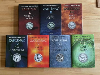 serie zaklinac 1 7 dil pevne vazby andrzej sapkowski 243212339