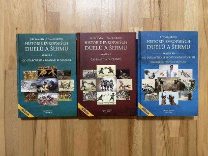 historie evropskych duelu a sermu i ii iii komplet jiri kovarik 247227676