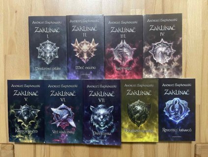 komplet serie zaklinac dvoje povidky 9 knih andrzej sapkowski 251594231