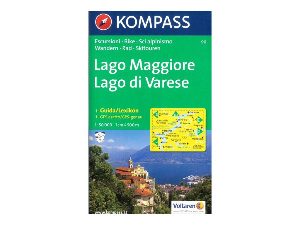 Lago Maggiore, Lago di Varese (Kompass - 90)