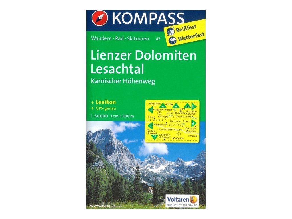 Lienzer Dolomiten, Lesachtal (Kompass - 47)