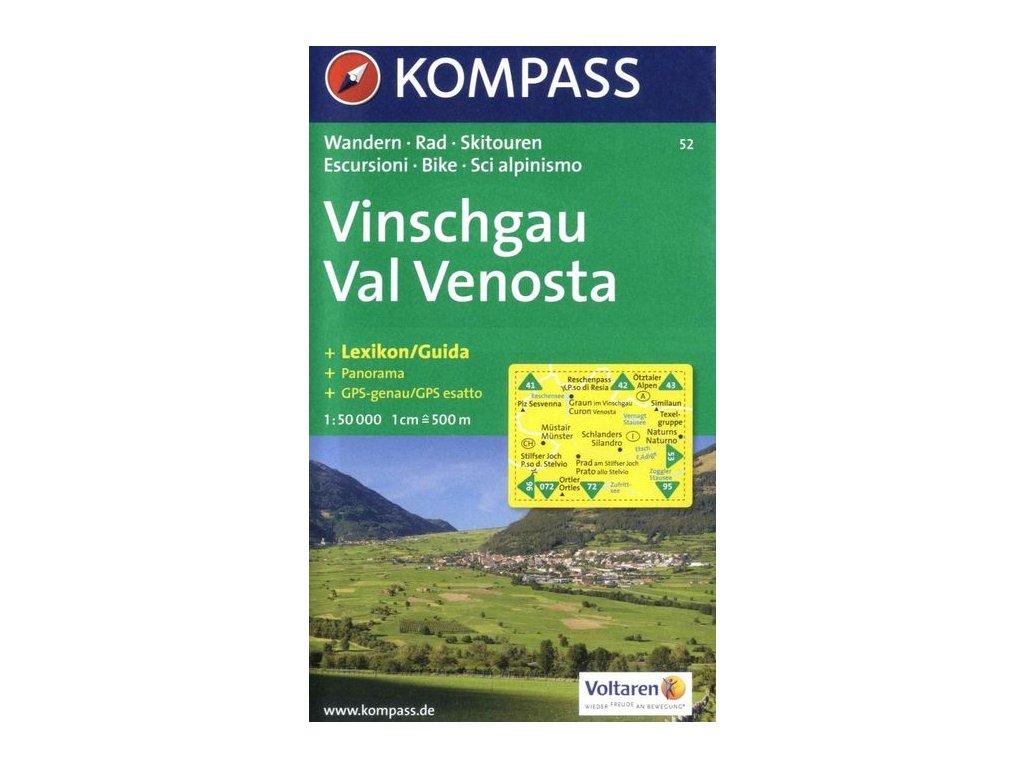 Vinschgau, Val Venosta (Kompass - 52)